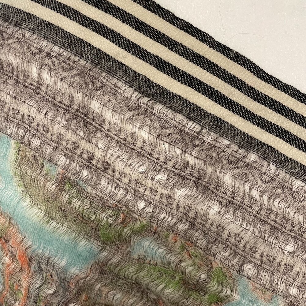 Epice Copenhagen/Paris Wool Shawl Scarf - Picture 7 of 9